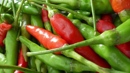 Discover the mesmerizing world of colorful chili peppers in macro, where vibrant colors and...