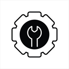 Settings vector icon