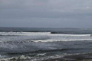 waves on the beach