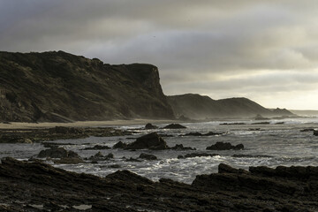Dramatic Clouds over Carriagem Beach, Portugal