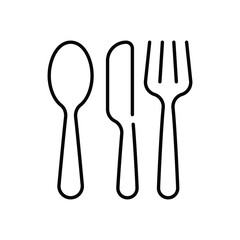 Cutlery vector icon