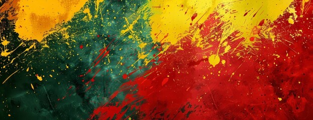 vibrant colors dancehall reggae music festival background