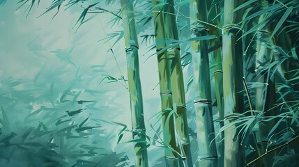 The bamboo shoots 