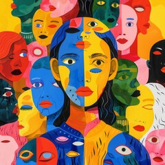 Faces of Many: Exploring Identity and Individuality