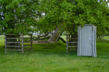 portaloo hire at Petworth park, West Sussex