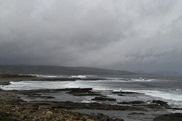 storm over the sea