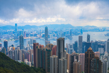香港ヴィクトリアピークからの景色　山頂凌霄閣 | 摩天台428　View from Victoria Peak, Hong Kong