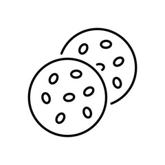 Cookies vector icon