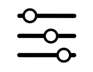 filter icon vector with simple design.customization icon