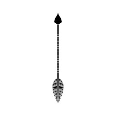 Black icon Arrow Vector design 