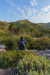 Naklejka premium mountains and photography