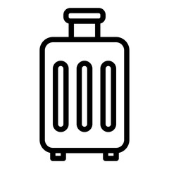 Luggage Icon in Line Style