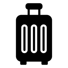 Luggage Icon in Solid Style