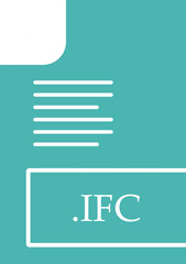 IFC  File format Icon fill inside with symbol