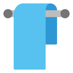 Towel Icon in Flat Style