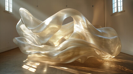 Light Sculptures - Sculptures made entirely of light and shadows. 