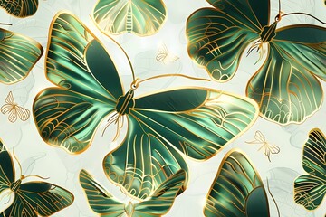 Butterfly scrapbook pattern 