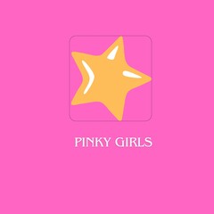 This illustration design for a men's t-shirt logo features a stunning star on a bright pink background.  The star is placed in the center, creating a strong visual focus. This design aims to attract a