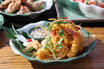 Sarong Shrimp Goong Sarong Shrimp Fried