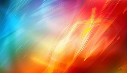 Obraz premium Vibrant Gradient Blend: Abstract Color Background with Bright Colored Glow and Modern Design Templat