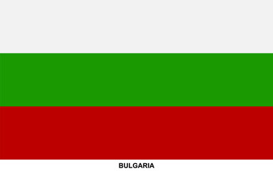 Obraz premium Flag of BULGARIA, BULGARIA national flag