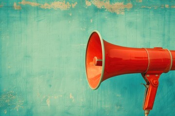 Loud Megaphone Announcement Design