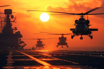 Nautical Helicopter Landing