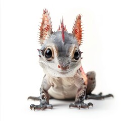 Baby Dragon isolated on a transparent background, PNG file 