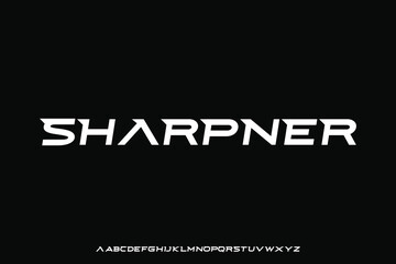 Display alphabet font vector design suitable for headline, poster, logo and many more