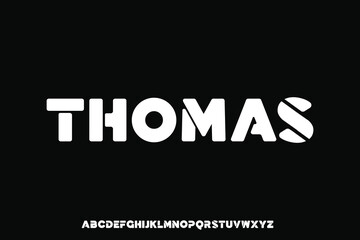 Display alphabet font vector design suitable for headline, poster, logo and many more