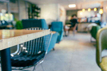 Coffee shop blur style for background