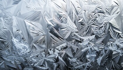 Fractured Beauty: Capturing Abstract Ice Textures on a Car Window in Winter
