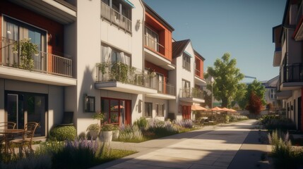 A photo of Residences within a Co-housing Community