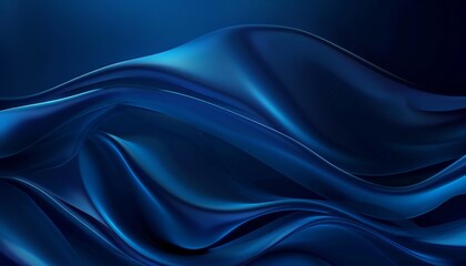 Fototapeta premium Midnight Elegance: A Stunning Blue Gradient Studio Banner