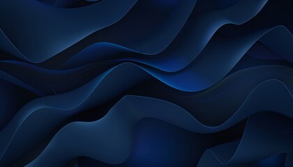 Obraz premium Blue Elegance: A Stunning Gradient Studio Banner by Art Home
