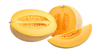 Fresh and beautiful melon.