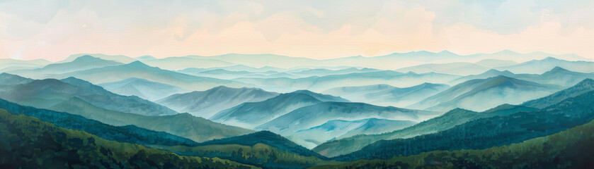 Fototapeta premium Birds-eye view, a lone mountain climber reaching the peak, vibrant sunset sky, photorealistic, dramatic shadows, detailed rugged terrain, sense of achievement and vastness