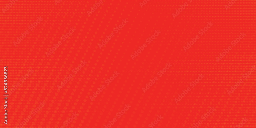 Poster dot halftone orange color pattern gradient texture with technology digital background. dot pop art c