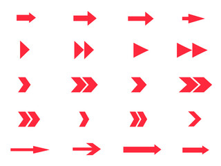 シンプルな矢印セット