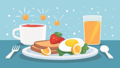 Start your day with delicious breakfast.