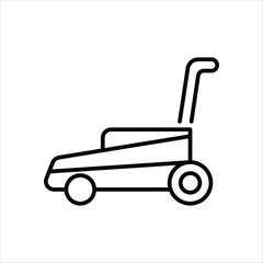 Lawn Mower vector icon