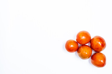 Tomato isolated on white background