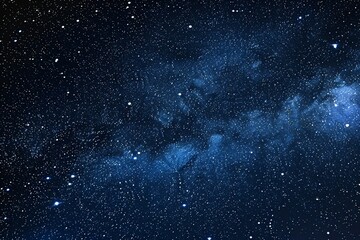 Fototapeta na wymiar Nighttime Starry Sky Background, Business Technology, Space Concept