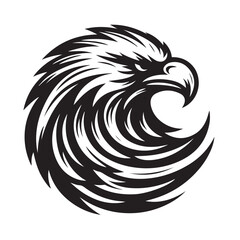 Eagle tattoo vector