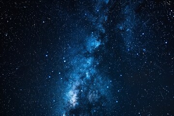 Nighttime Starry Sky Background, Business Technology, Space Concept