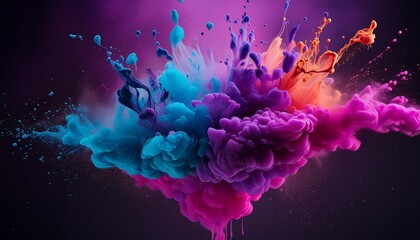 paint splatter art