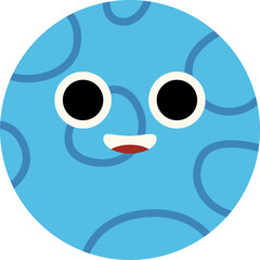 Cute Planets Illustration Element