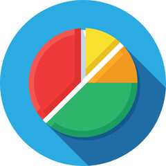 Obraz premium pie chart icon
