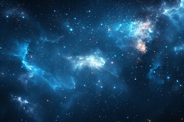 Enchanting Nighttime Sky with Dreamy Starry Background, Conceptualizing Environmental Protection