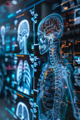 AI analyzes medical images accurately, surpassing human analysis in radiographs.